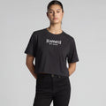 [EARNED] HEAVY CROP TEE — WOMEN'S