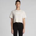 [EARNED] HEAVY CROP TEE — WOMEN'S