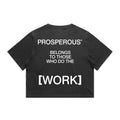 [EARNED] HEAVY CROP TEE — WOMEN'S