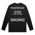 [WORK] ACTIVE L/S TEE — BLACK