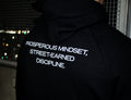 [PRESSURE] HOODIE — BLACK