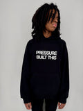 [PRESSURE] HOODIE — BLACK