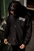 [PRESSURE] COACH JACKET — BLACK