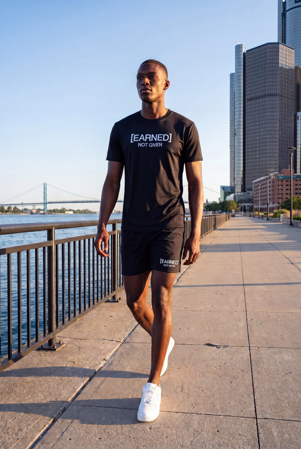 [WORK] ACTIVE TEE — BLACK