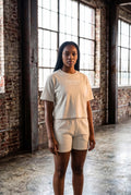 [EARNED] HEAVY CROP TEE — WOMEN'S
