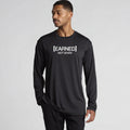 [WORK] ACTIVE L/S TEE — BLACK
