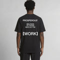 [WORK] TRAINING TEE — BLACK