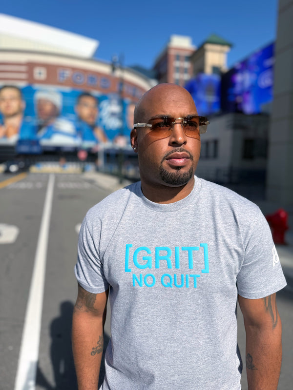 Prosperous [GRIT] No Quit Tee in heather grey